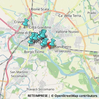 Mappa Via Andreola de Barachis, 27100 Pavia PV, Italia (1.2675)
