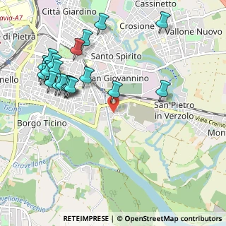 Mappa Via Andreola de Barachis, 27100 Pavia PV, Italia (1.1735)