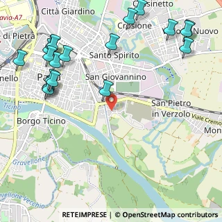 Mappa Via Andreola de Barachis, 27100 Pavia PV, Italia (1.466)