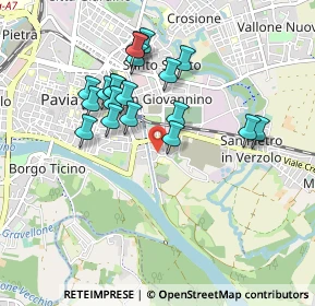 Mappa Via San Giovanni Bosco, 27100 Pavia PV, Italia (0.8305)