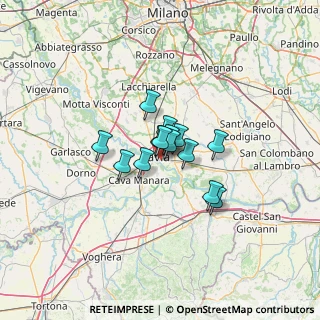 Mappa Via Andreola de Barachis, 27100 Pavia PV, Italia (6.88714)