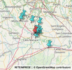 Mappa Via San Giovanni Bosco, 27100 Pavia PV, Italia (7.08667)