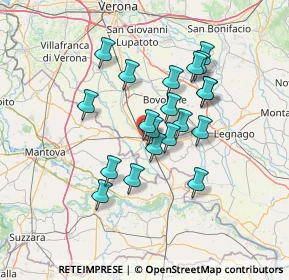 Mappa Via Cavalieri di Vittorio Veneto, 37054 Nogara VR, Italia (11.4595)