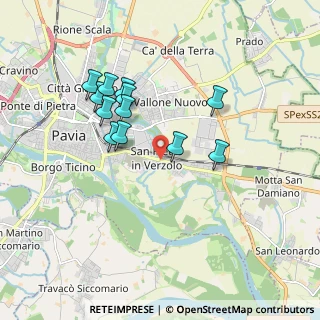 Mappa Via San Pietro in Verzolo, 27100 Pavia PV, Italia (1.63167)