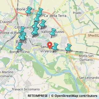 Mappa Via San Pietro in Verzolo, 27100 Pavia PV, Italia (2.16059)