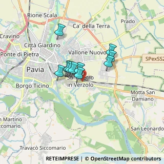Mappa Via San Pietro in Verzolo, 27100 Pavia PV, Italia (1.13091)