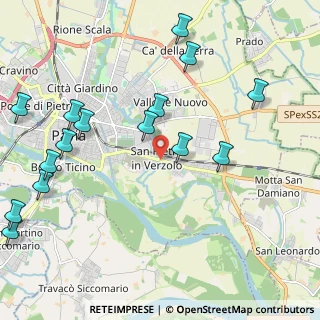 Mappa Via San Pietro in Verzolo, 27100 Pavia PV, Italia (2.62333)