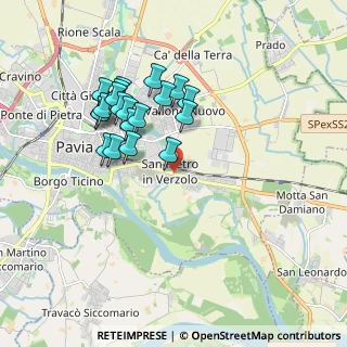 Mappa Via San Pietro in Verzolo, 27100 Pavia PV, Italia (1.7)