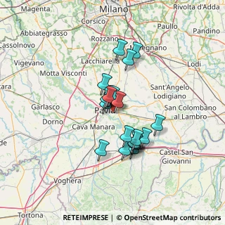 Mappa Via San Pietro in Verzolo, 27100 Pavia PV, Italia (10.3765)