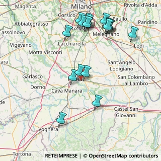 Mappa Via San Pietro in Verzolo, 27100 Pavia PV, Italia (18.44444)