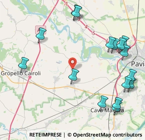 Mappa Terreni Coltivati Cascina Orologio 2 Frazione Boschi Travacò Siccomario Ufficio informazioni Cascina dei Frati Carbonara Ticino, 27020 Carbonara al Ticino PV, Italia (5.29313)