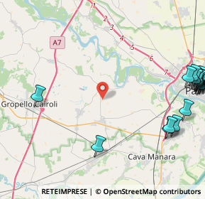 Mappa Terreni Coltivati Cascina Orologio 2 Frazione Boschi Travacò Siccomario Ufficio informazioni Cascina dei Frati Carbonara Ticino, 27020 Carbonara al Ticino PV, Italia (6.5685)