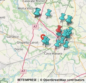 Mappa Terreni Coltivati Cascina Orologio 2 Frazione Boschi Travacò Siccomario Ufficio informazioni Cascina dei Frati Carbonara Ticino, 27020 Carbonara al Ticino PV, Italia (7.48722)