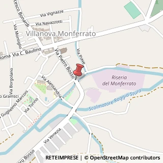 Mappa Via ING.Pietro Bosso Patriota, 53/A, 15030 Villanova Monferrato, Alessandria (Piemonte)
