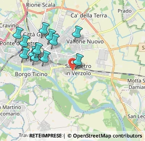 Mappa Via Maggi, 27100 Pavia PV, Italia (2.07308)