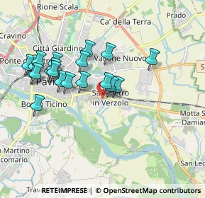 Mappa Via Maggi, 27100 Pavia PV, Italia (1.817)