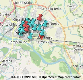 Mappa Via Maggi, 27100 Pavia PV, Italia (1.6065)