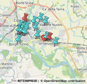 Mappa Via Maggi, 27100 Pavia PV, Italia (1.652)