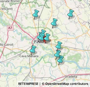 Mappa Via Maggi, 27100 Pavia PV, Italia (5.44273)