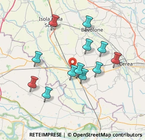 Mappa 37054 Nogara VR, Italia (6.53583)