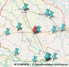 Mappa 37054 Nogara VR, Italia (10.0255)