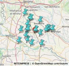 Mappa 37054 Nogara VR, Italia (10.425)