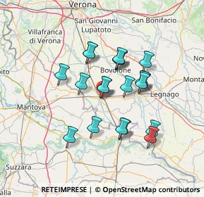 Mappa 37054 Nogara VR, Italia (11.45)
