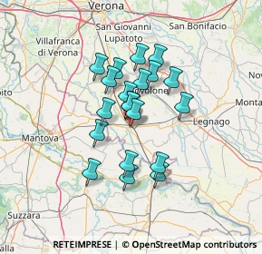 Mappa 37054 Nogara VR, Italia (10.1135)