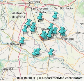 Mappa 37054 Nogara VR, Italia (10.7165)
