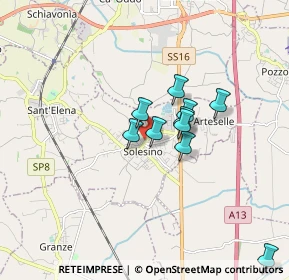 Mappa Via Olimpia, 35047 Solesino PD, Italia (1.53545)