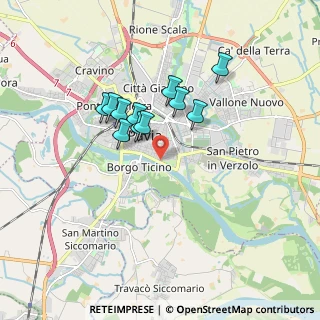 Mappa Via Perelli, 27100 Pavia PV, Italia (1.37091)