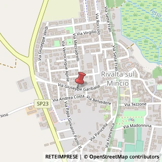 Mappa Via Giuseppe Garibaldi, 21, 46040 Rodigo, Mantova (Lombardia)