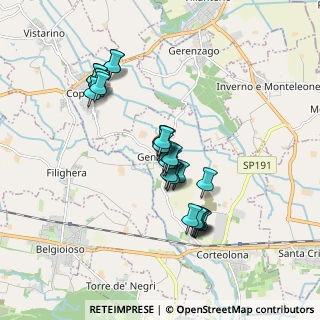 Mappa Via IV Novembre, 27014 Genzone PV, Italia (1.48889)