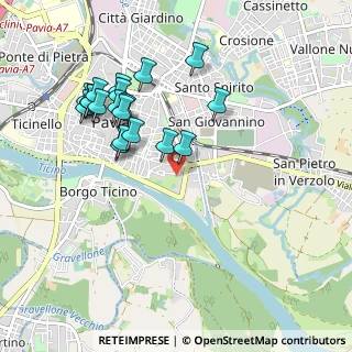 Mappa Via Darsena, 27100 Pavia PV, Italia (0.991)