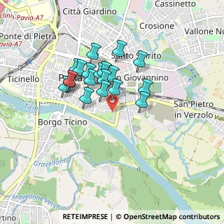 Mappa Via Darsena, 27100 Pavia PV, Italia (0.6905)