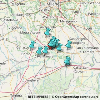 Mappa Via Darsena, 27100 Pavia PV, Italia (6.93857)