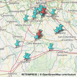 Mappa Via Darsena, 27100 Pavia PV, Italia (17.5425)