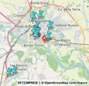 Mappa Via Darsena, 27100 Pavia PV, Italia (1.71417)
