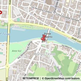 Mappa Piazzale Ferruccio Ghinaglia, 16, 27100 Pavia, Pavia (Lombardia)