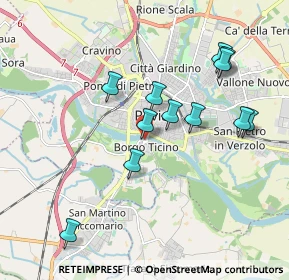 Mappa Via Ragazzi del, 27100 Pavia PV, Italia (1.82917)