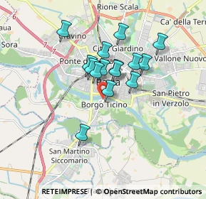 Mappa Via Ragazzi del, 27100 Pavia PV, Italia (1.31867)