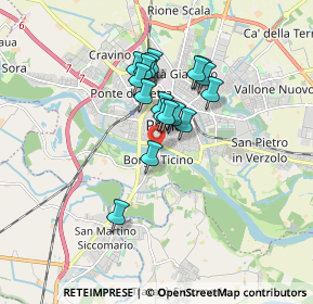 Mappa Via Ragazzi del, 27100 Pavia PV, Italia (1.28353)