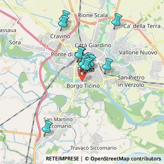 Mappa Piazzale Ghinaglia, 27100 Pavia PV, Italia (1.49)