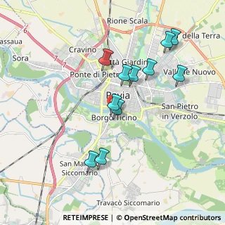 Mappa Piazzale Ghinaglia, 27100 Pavia PV, Italia (1.78636)