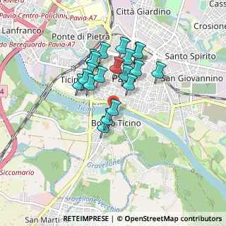Mappa Piazzale Ghinaglia, 27100 Pavia PV, Italia (0.7175)