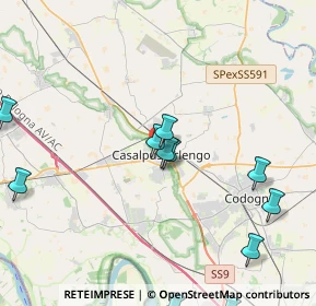 Mappa 26841 Casalpusterlengo LO, Italia (5.2625)