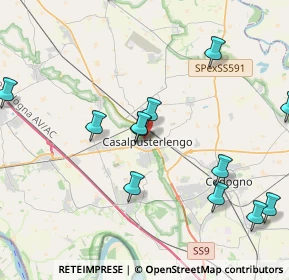 Mappa 26841 Casalpusterlengo LO, Italia (5.34533)