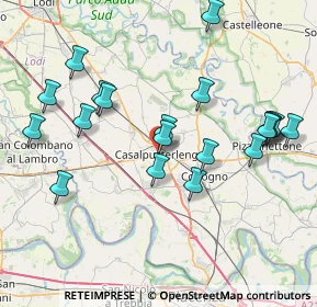 Mappa 26841 Casalpusterlengo LO, Italia (8.25)