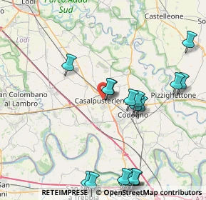 Mappa 26841 Casalpusterlengo LO, Italia (10.3795)
