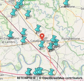 Mappa 26841 Casalpusterlengo LO, Italia (10.3375)